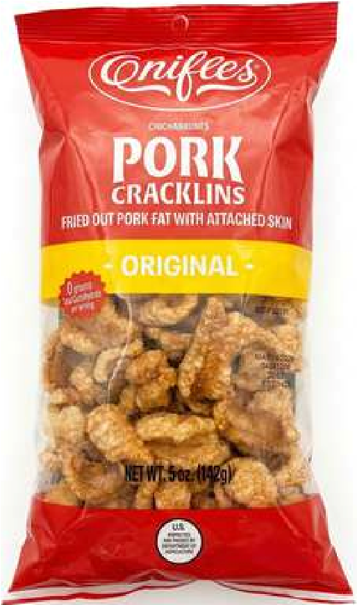 PORK CRACKLINS ORIGINAL 1 BAG/4.5 OZ (24) | ATENCIO GROUP