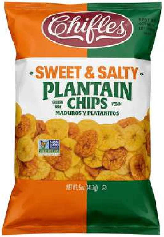 SWEET & SALTY PLANTAIN CHIPS 1 BAG/4.5 OZ (14) | ATENCIO GROUP
