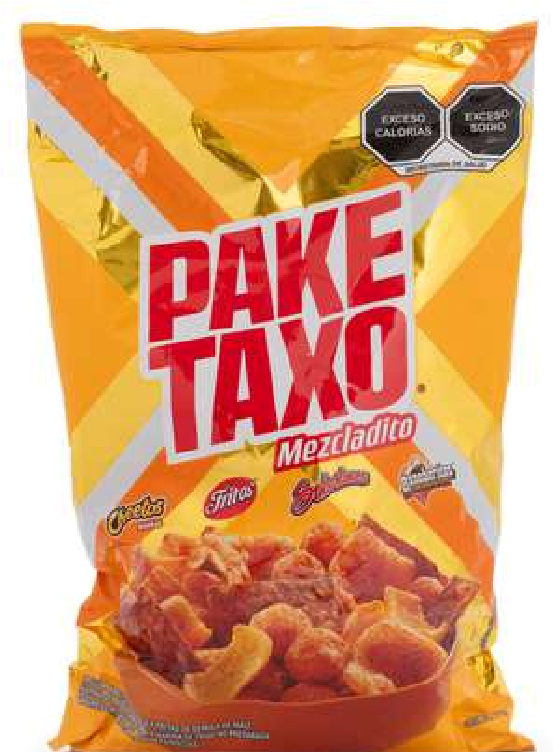 PAKETAXO MEZCLADITO AMARILLO MEDIANO 265 GR