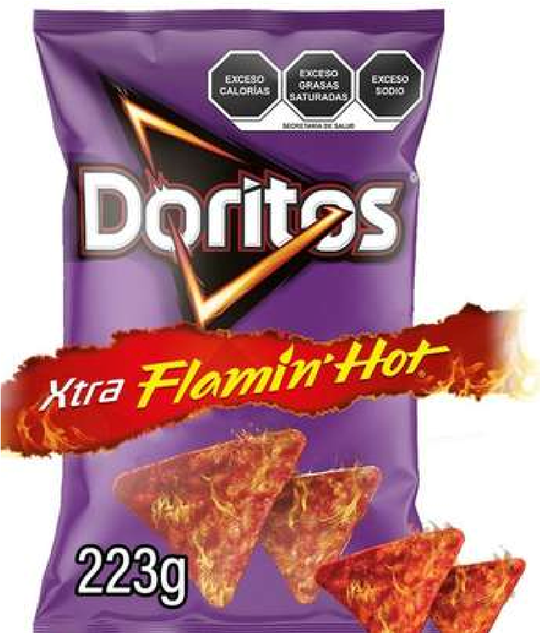 DORITOS XTRAFLAMIN HOT 1/223G