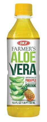 BEV OKF ALOE VERA - PINEAPPLE 1/16.9 OZ 500 ML (20) | ATENCIO GROUP