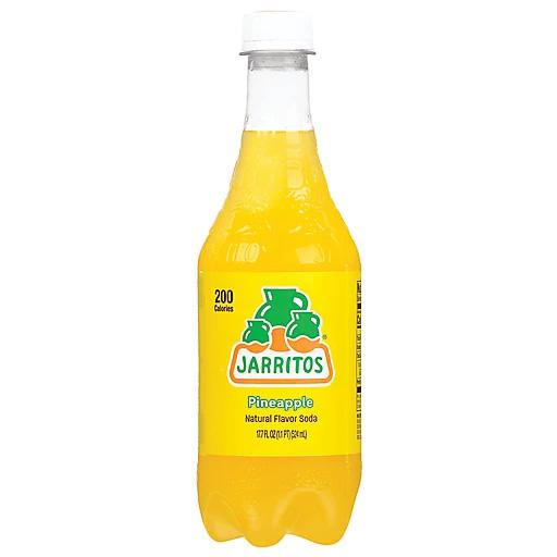 JARRITOS PLASTIC BOTTLE 1/17.7 OZ - 524 ML (24) - PINEAPPLE