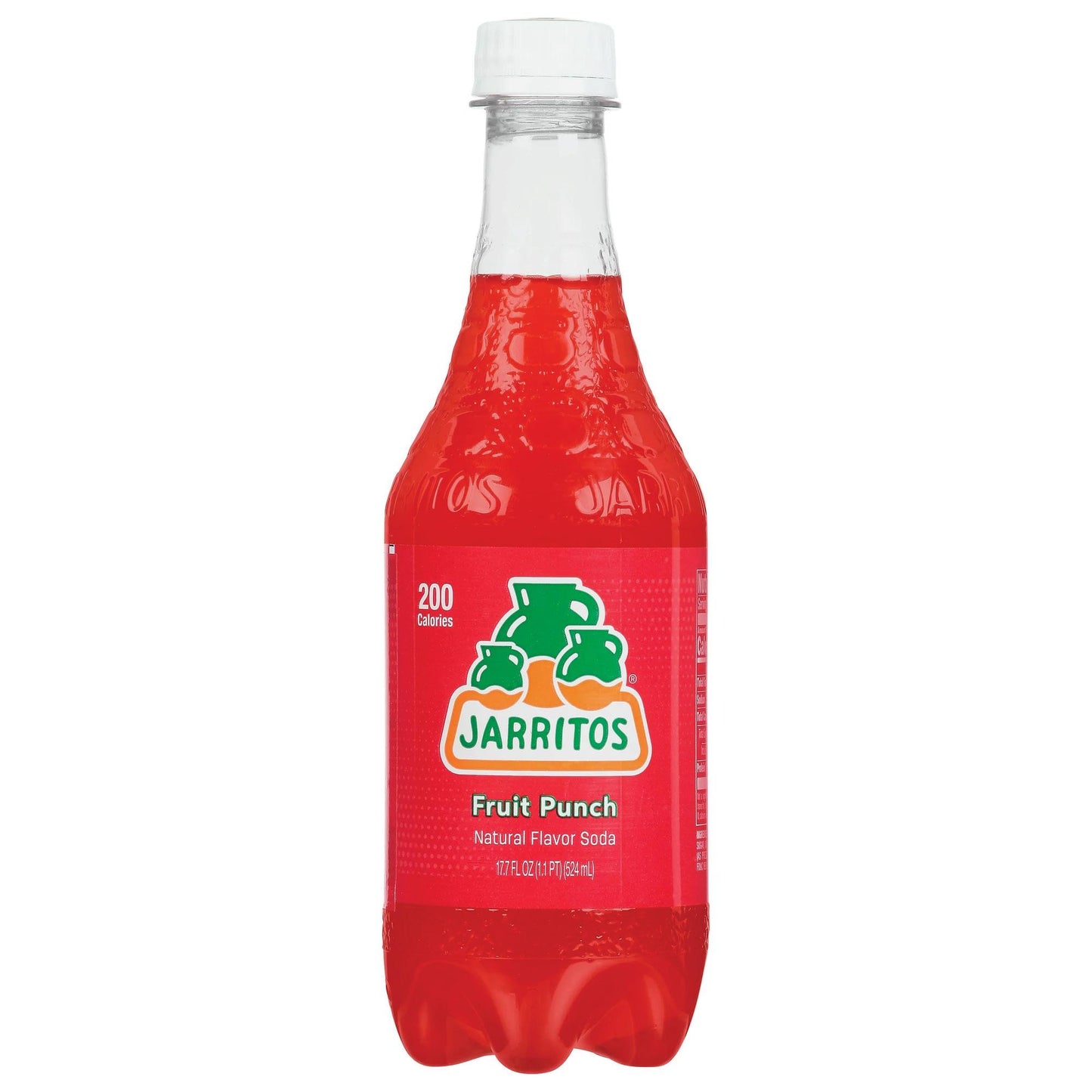 JARRITOS PLASTIC BOTTLE 1/17.7 OZ - 524 ML (24) - FRUIT PUNCH | ATENCIO GROUP