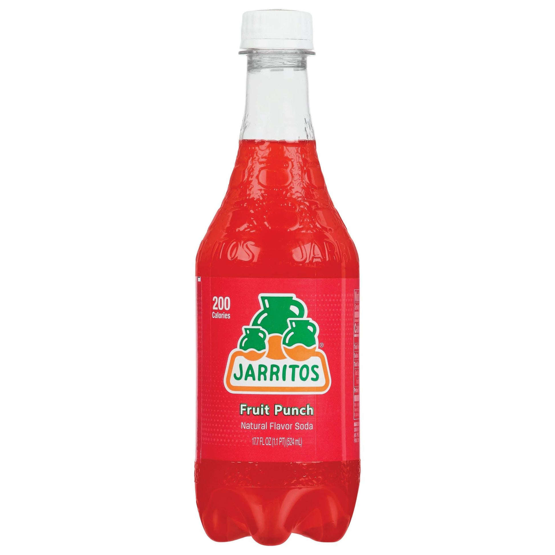 JARRITOS PLASTIC BOTTLE 1/17.7 OZ - 524 ML (24) - FRUIT PUNCH | ATENCIO GROUP