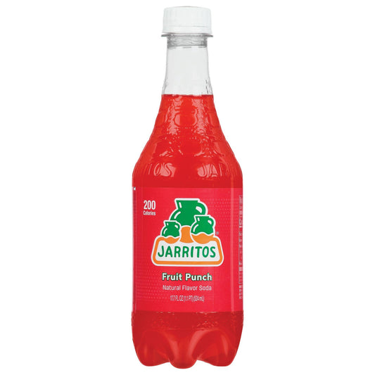 JARRITOS PLASTIC BOTTLE 1/17.7 OZ - 524 ML (24) - FRUIT PUNCH | ATENCIO GROUP